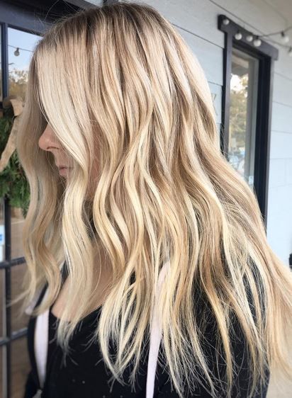 Best Hair Color Ideas 2017 2018 Beachy Blonde Waves And Highlights Trendyideas Net Your Number One Source For Daily Trending Ideas