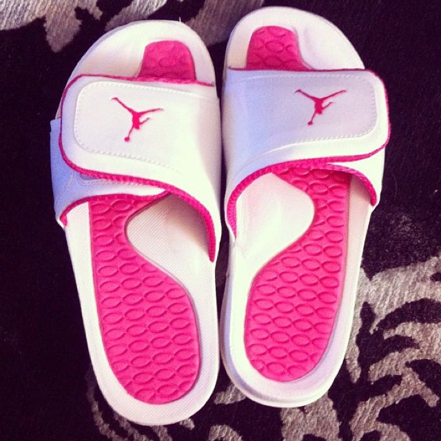 Pink Jordan slides! Have 