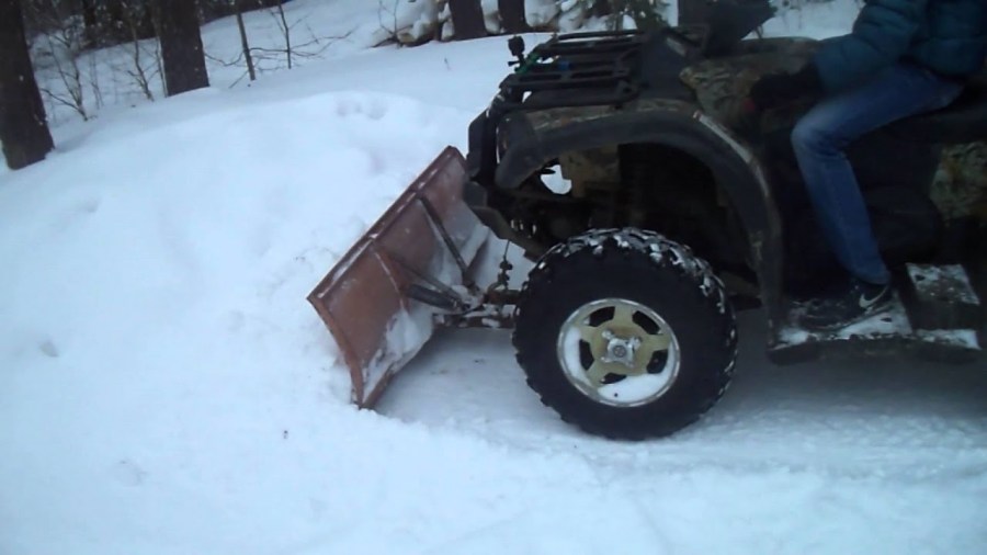 snow removal ATV blade