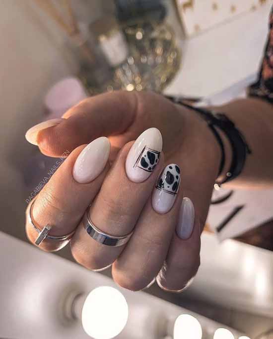 Elegant manicure 2021: photo, delicate nail design