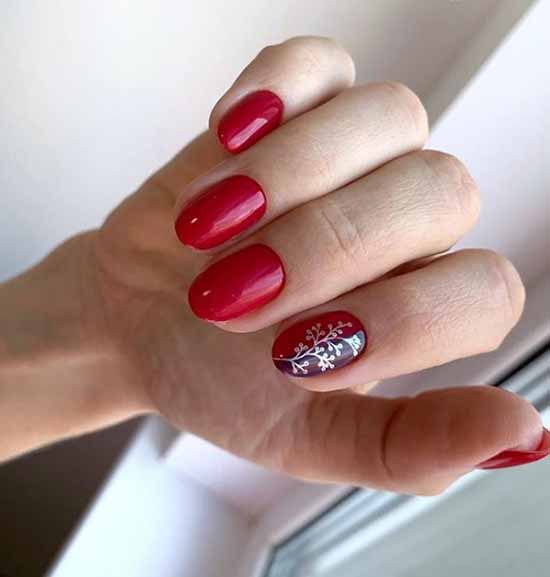 Silver nail design: 105 ideas on the photo with new manicure