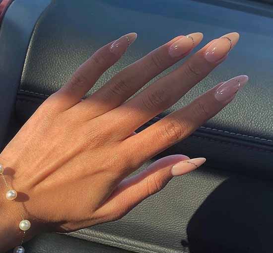Shiny jacket: a large selection of new photo ideas for manicure