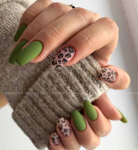Beautiful matte nails: design, new manicure in the photo
