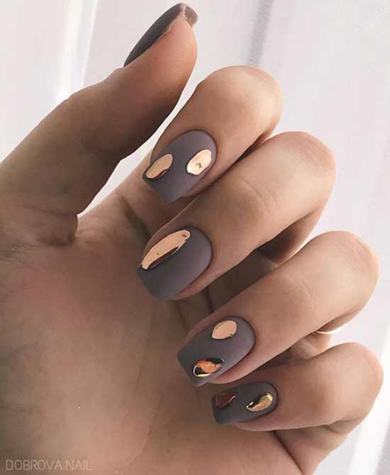 Autumn nail design