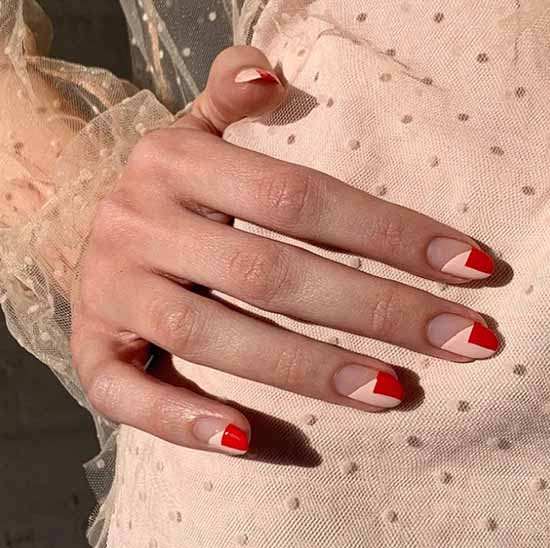 Bright French 2021: photo novelties of bright nail design