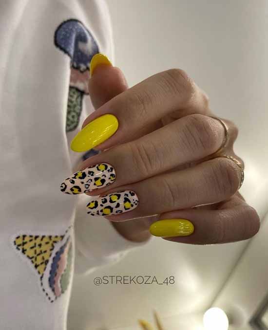 Yellow manicure 2021: photo with the most fashionable design