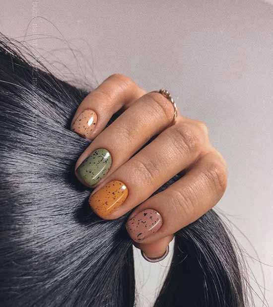 Green manicure 2021: photo of new items with the best nail designs