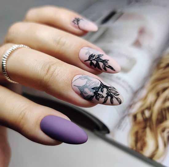 Fashionable manicure spring