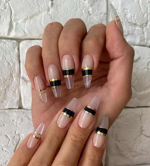 French with transparent tips
