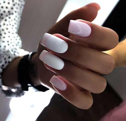 Pink manicure