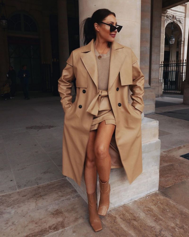 Women's trench coats and raincoats for the season 2021-2022.  Actual styles and models